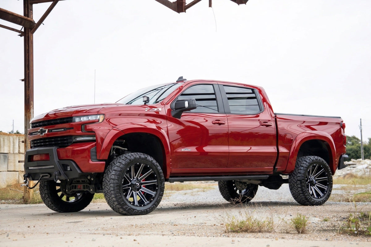 SF1 Fender Flares | GCN Victory Red | Chevy Silverado 1500 2WD/4WD (19-26) - Fender Flares (Image 5 of 6)