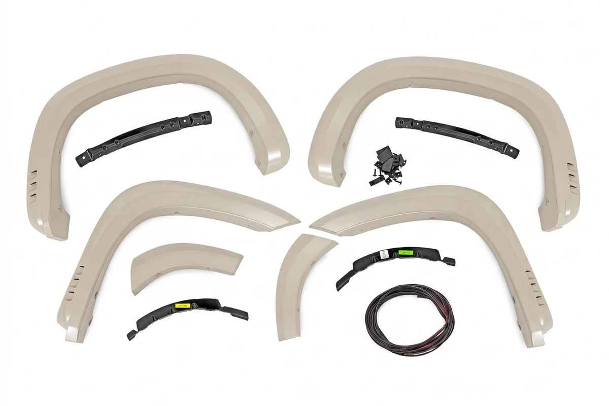 SF1 Fender Flares | G42 White Sands | Chevy Silverado 1500 2WD/4WD (19-26) - Fender Flares (Image 4 of 6)