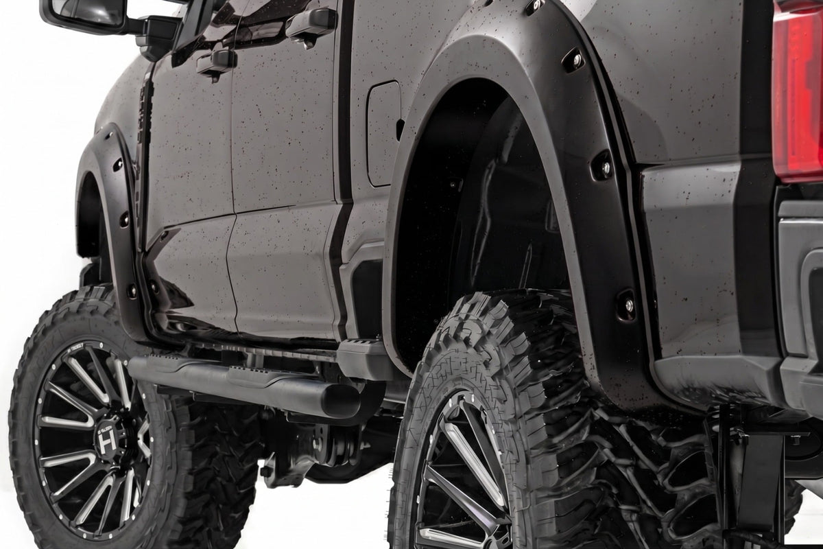 Pocket Fender Flares | UM Agate Black | Ford F-250/F-350 Super Duty (23-26) - Fender Flares (Image 1 of 6)