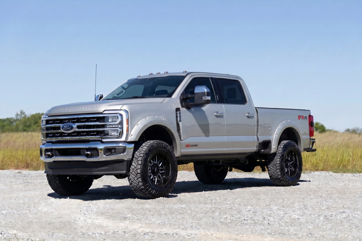 Pocket Fender Flares | JS Iconic Silver | Ford F-250/F-350 Super Duty (23-26) - Fender Flares (Image 5 of 6)