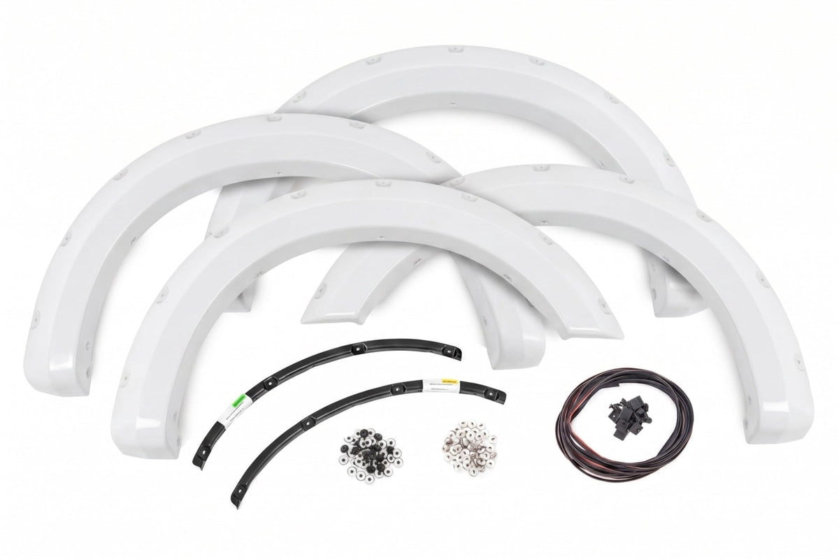 Pocket Fender Flares | YZ Oxford White | Ford F-250/F-350 Super Duty (23-26) - Fender Flares (Image 4 of 6)