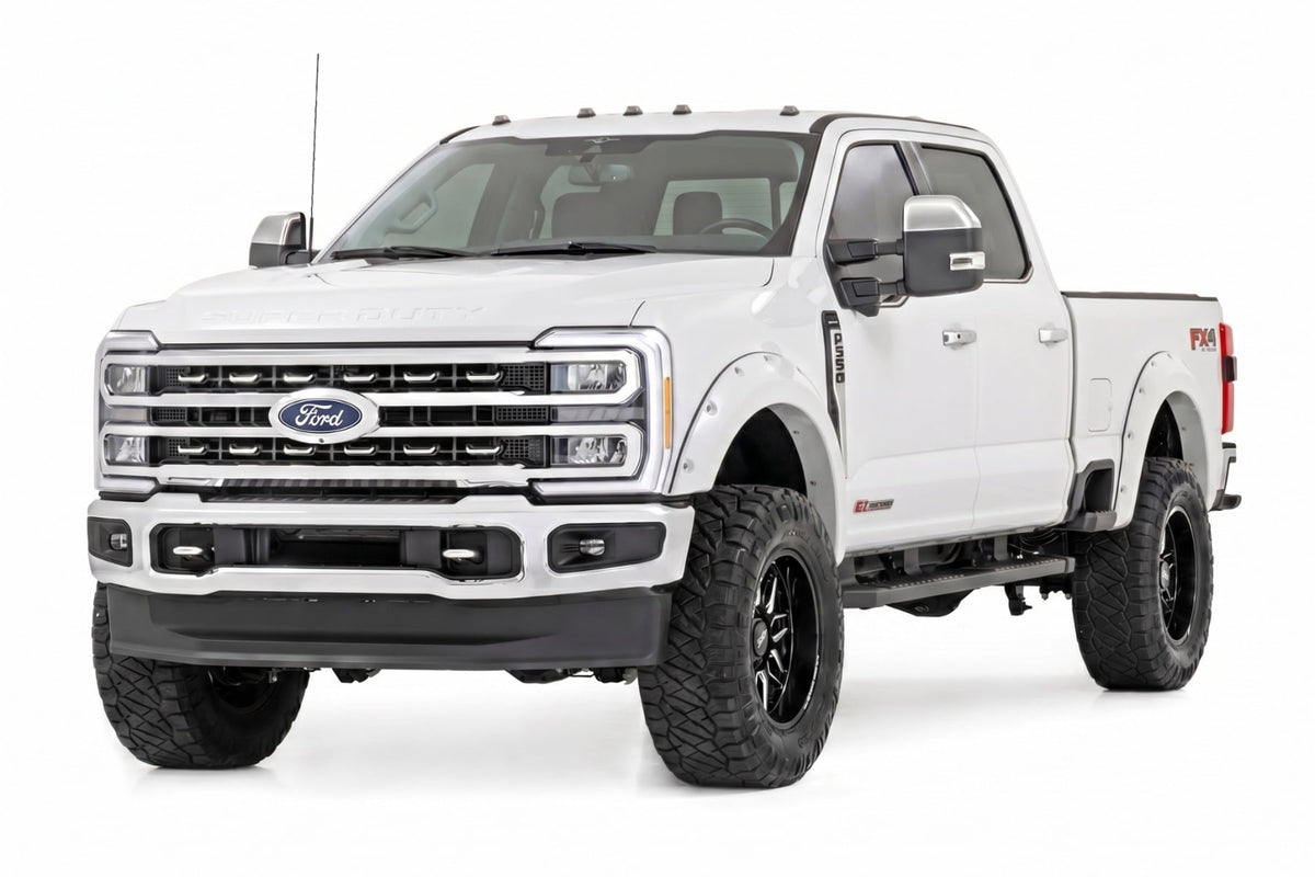 Pocket Fender Flares | YZ Oxford White | Ford F-250/F-350 Super Duty (23-26) - Fender Flares (Image 2 of 6)