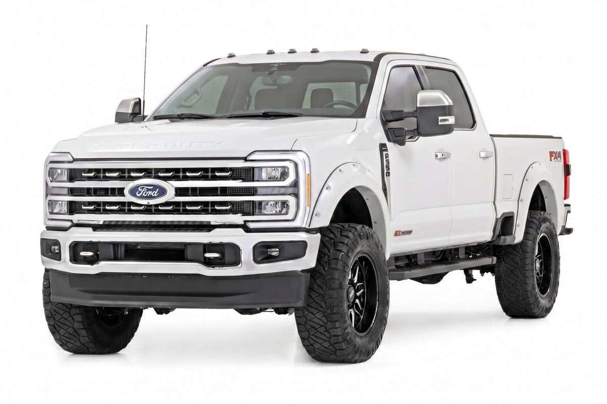Pocket Fender Flares | Z1 Oxford White | Ford F-250/F-350 Super Duty (23-26) - Fender Flares (Image 2 of 6)