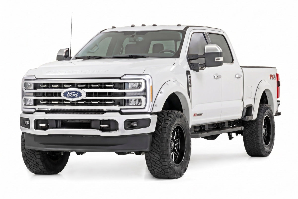 Pocket Fender Flares | Z1 Oxford White | Ford F-250/F-350 Super Duty (23-26) - Fender Flares (Image 2 of 6)
