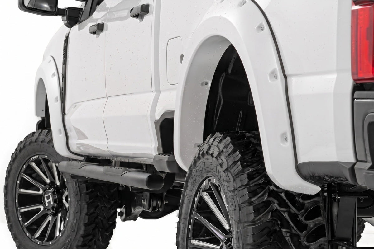 Pocket Fender Flares | YZ Oxford White | Ford F-250/F-350 Super Duty (23-26) - Fender Flares (Image 1 of 6)
