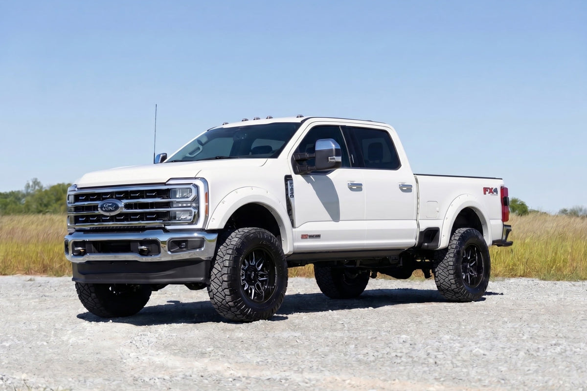 Pocket Fender Flares | YZ Oxford White | Ford F-250/F-350 Super Duty (23-26) - Fender Flares (Image 5 of 6)