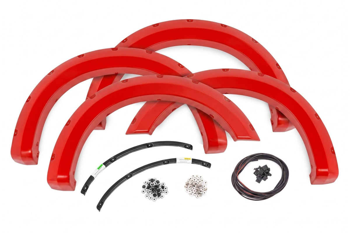 Pocket Fender Flares | PQ Race Red | Ford F-250/F-350 Super Duty (23-26) - Fender Flares (Image 4 of 6)