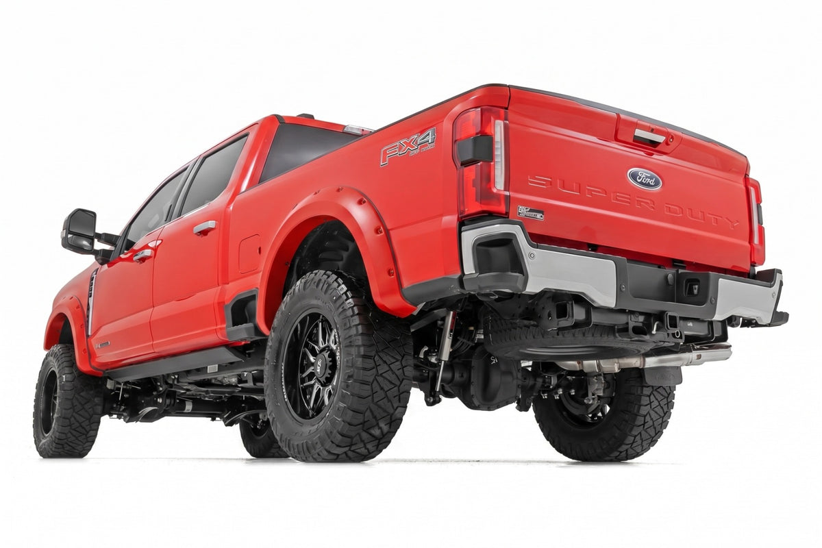 Pocket Fender Flares | PQ Race Red | Ford F-250/F-350 Super Duty (23-26) - Fender Flares (Image 3 of 6)