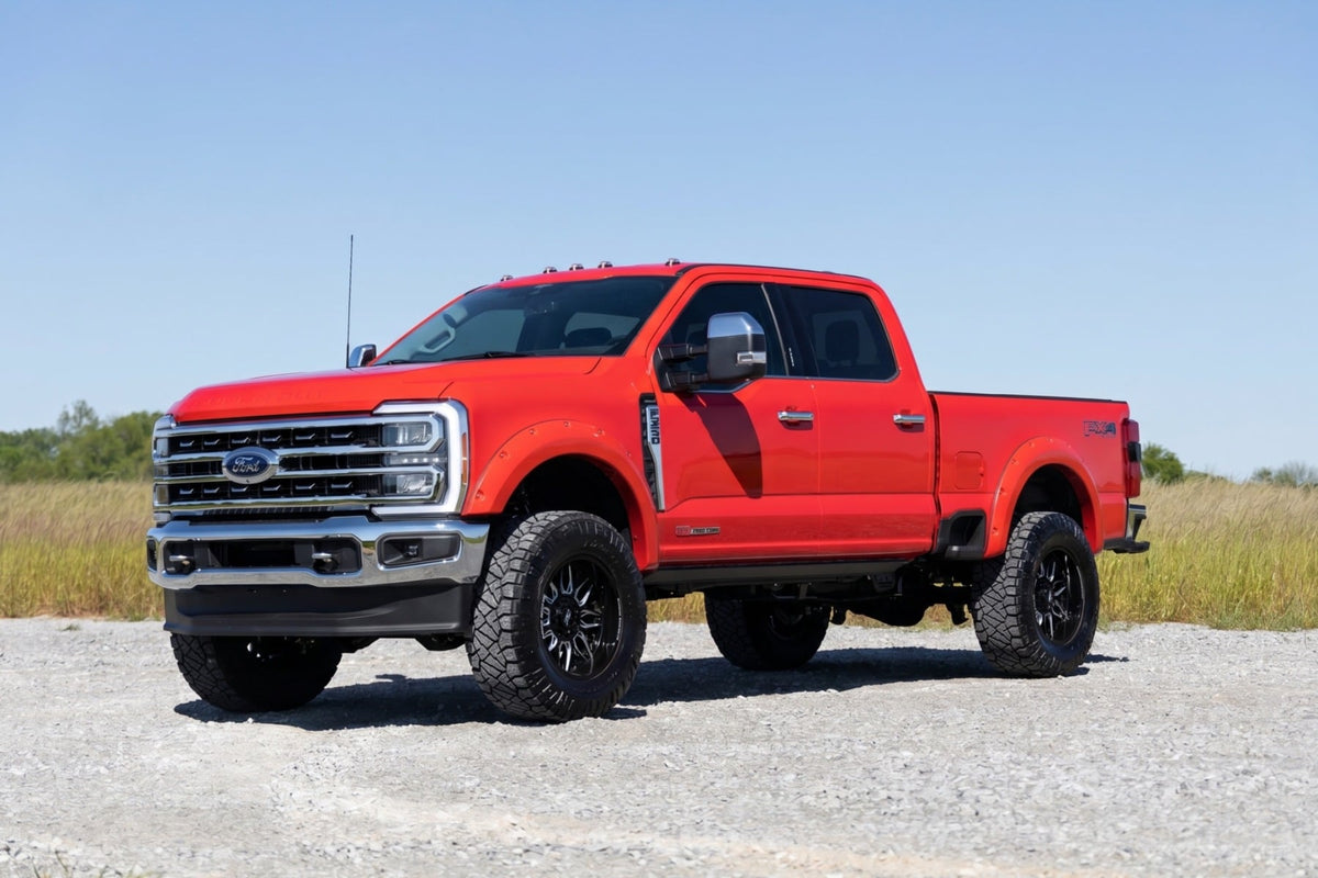 Pocket Fender Flares | PQ Race Red | Ford F-250/F-350 Super Duty (23-26) - Fender Flares (Image 5 of 6)