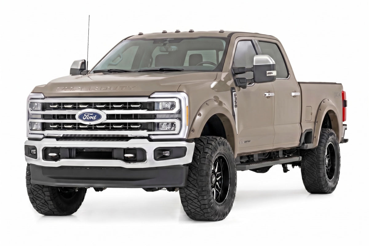 Pocket Fender Flares | D1 Stone Gray | Ford F-250/F-350 Super Duty (23-26) - Fender Flares (Image 2 of 6)