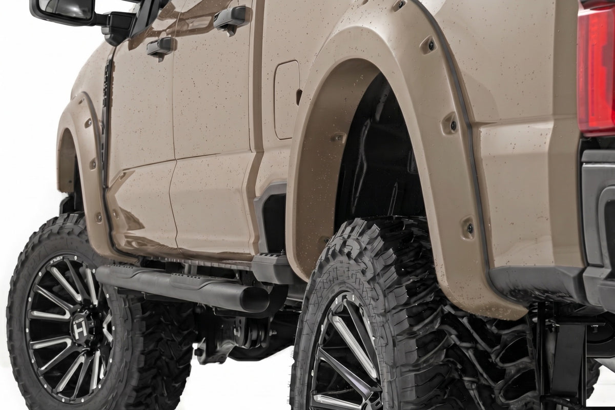 Pocket Fender Flares | D1 Stone Gray | Ford F-250/F-350 Super Duty (23-26) - Fender Flares (Image 1 of 6)