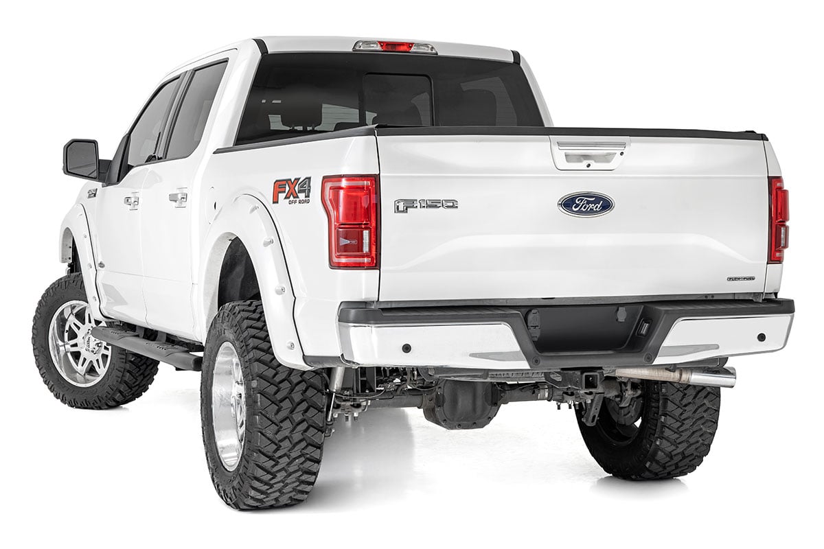 Oval Nerf Step | Crew Cab | Black | Ford F-150/Lightning/F-250/F-350/Raptor (15-26) - Steps & Runningboard (Image 4 of 6)
