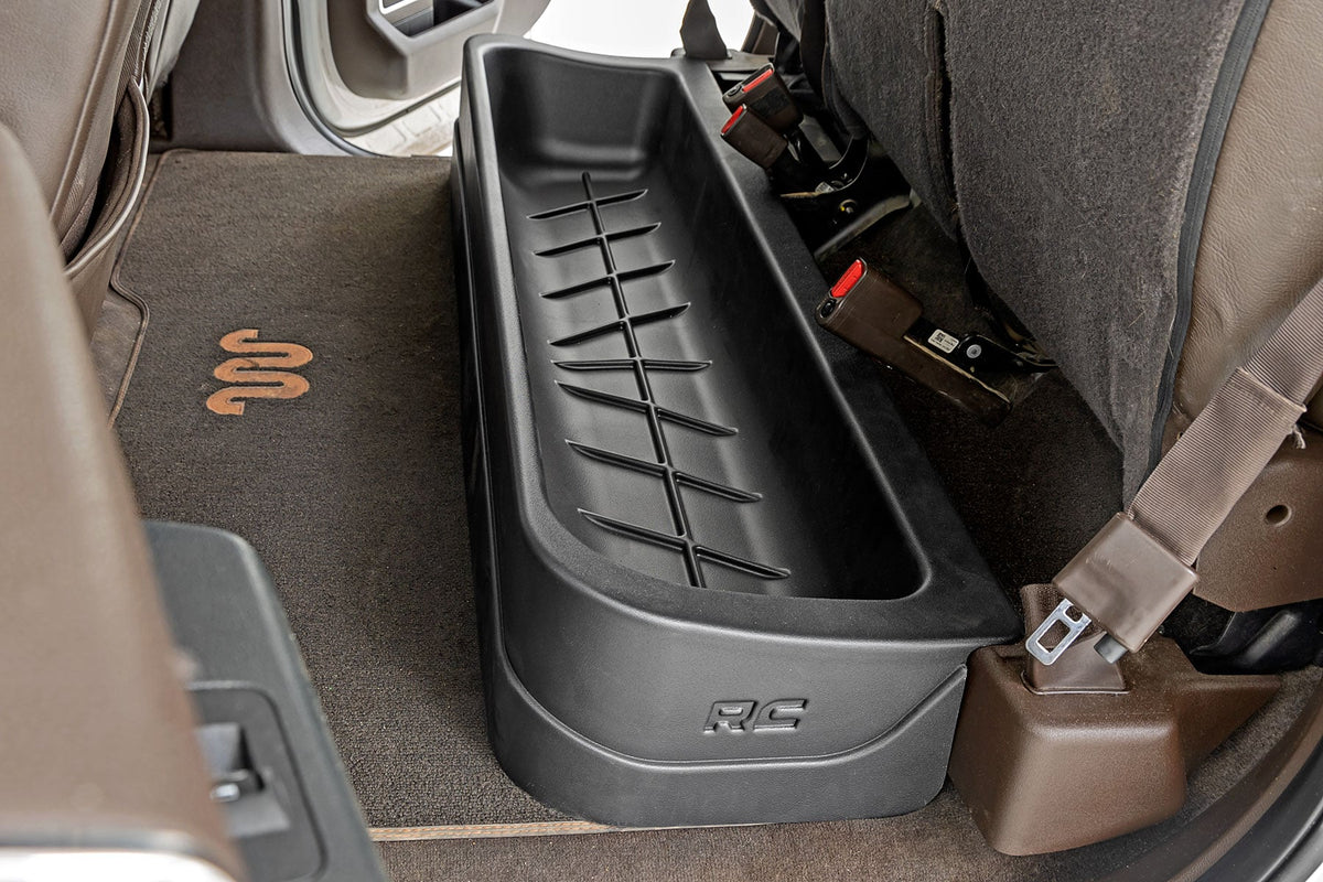 RC Under Seat Storage with Locking Lid | Ford F-150/F-250/F-350/Raptor (15-26) (manufacturer page)