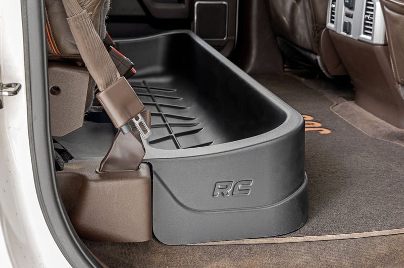 RC Under Seat Storage with Locking Lid | Ford F-150/F-250/F-350/Raptor (15-26) (manufacturer page)