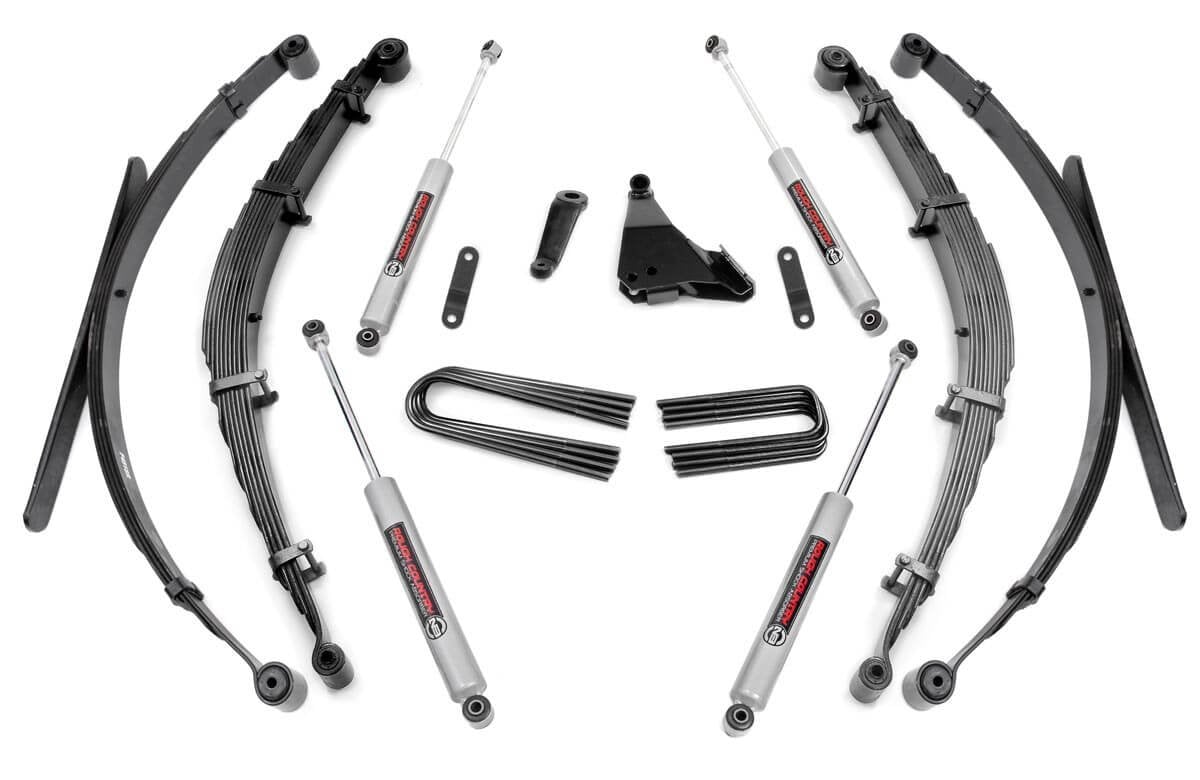 6 Inch Lift Kit | Rear Springs | Ford F-250/F-350 Super Duty 4WD (1999-2004) - Susp Lift Kits 4wd