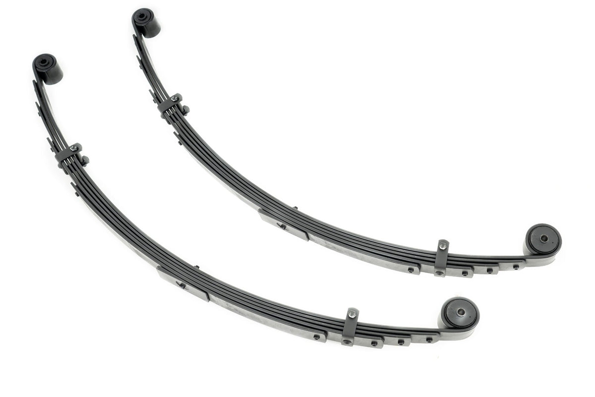 Rear Leaf Springs | 4" Lift | Pair | Jeep Cherokee XJ 2WD/4WD (1984-2001) - Susp Accessories (Image 1 of 4)