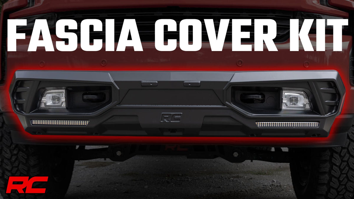 RC Front Bumper Fascia Cover Kit | Chevy Silverado 1500 2WD/4WD (2019-2022) (manufacturer page)