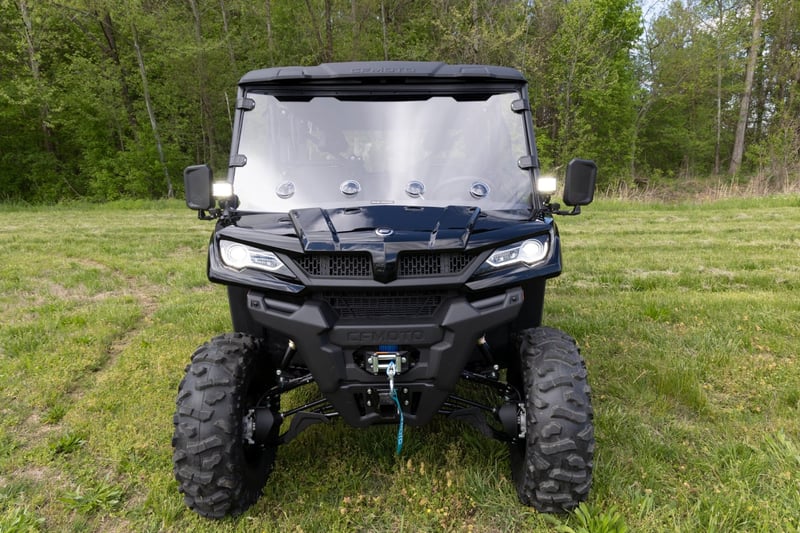 RC LED Light Kit | Cage Mount | 2" Chrome Pair | Wide Angle | CFMOTO UFORCE 1000 (manufacturer page)
