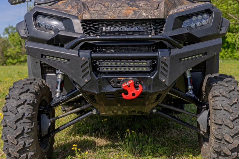 RC UTV Multi-Function Winch Cleat | Red (manufacturer page)