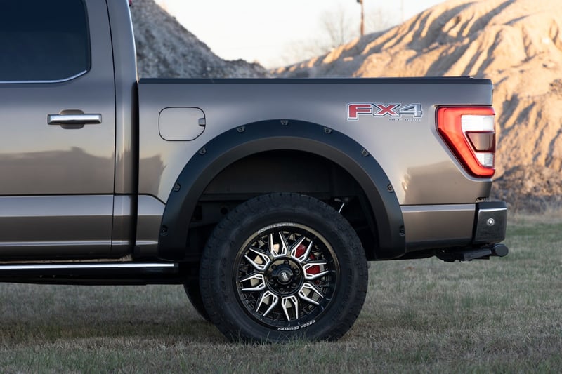 RC Pocket Fender Flares | PQ Race Red | Ford F-150 2WD/4WD (2021-2026) (manufacturer page)