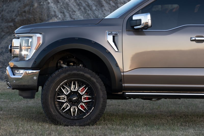 RC Pocket Fender Flares | E2 Magma Red | Ford F-150 2WD/4WD (2021-2026) (manufacturer page)