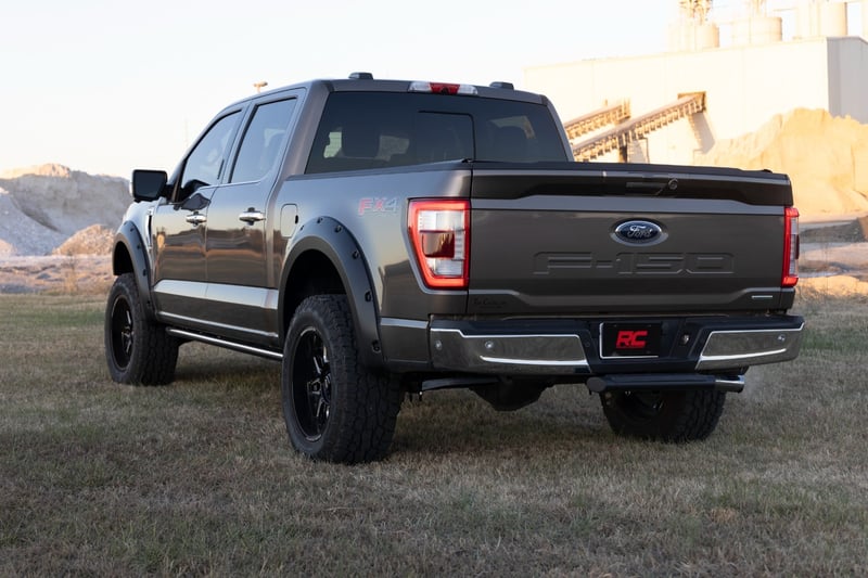 RC Pocket Fender Flares | E7 Velocity Blue | Ford F-150 2WD/4WD (2021-2026) (manufacturer page)