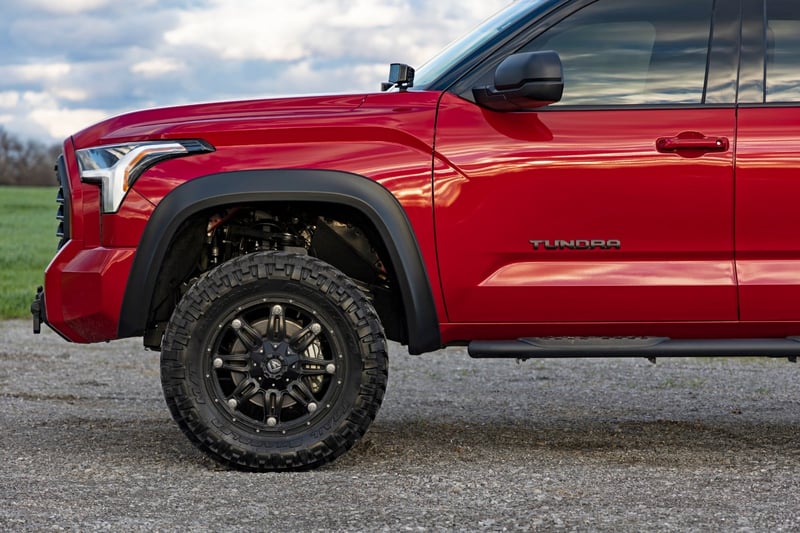 RC Sport Fender Flares | 3U5 Supersonic Red | Toyota Tundra 2WD/4WD (2022-2026) (manufacturer page)