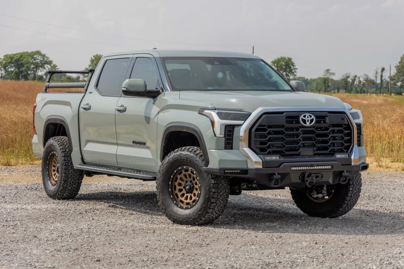RC RPT2 Running Board | Crew Cab | Black | Toyota Tundra 2WD/4WD (2022-2026) (manufacturer page)
