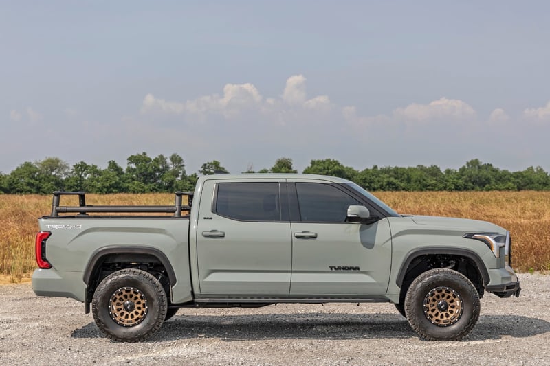 RC RPT2 Running Board | Crew Cab | Black | Toyota Tundra 2WD/4WD (2022-2026) (manufacturer page)