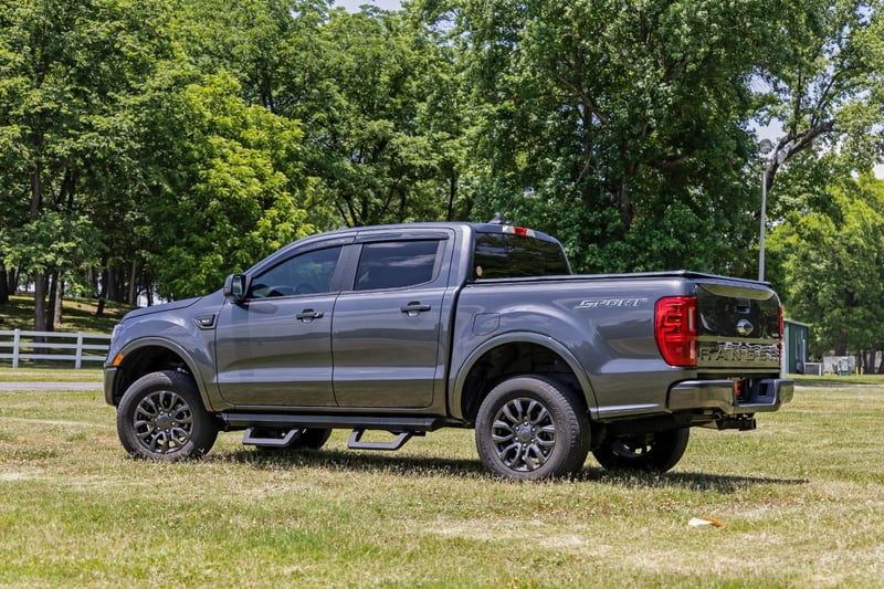 RC SRX2 Adjustable Aluminum Steps | Ford Ranger 2WD/4WD (2019-2026) (manufacturer page)