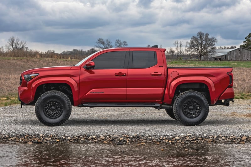 RC HD2 Aluminum Running Boards | Double Cab | Toyota Tacoma 2WD/4WD (2024-2026) (manufacturer page)