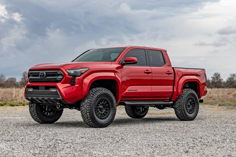 RC HD2 Aluminum Running Boards | Double Cab | Toyota Tacoma 2WD/4WD (2024-2026) (manufacturer page)