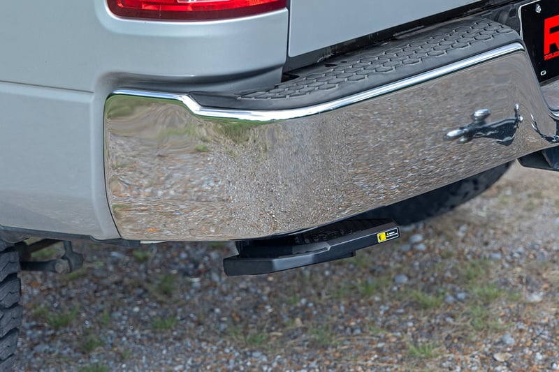 RC Retractable Bed Step | Manual Pull | Ram 1500 2WD/4WD (2009-2018 & Classic) (manufacturer page)