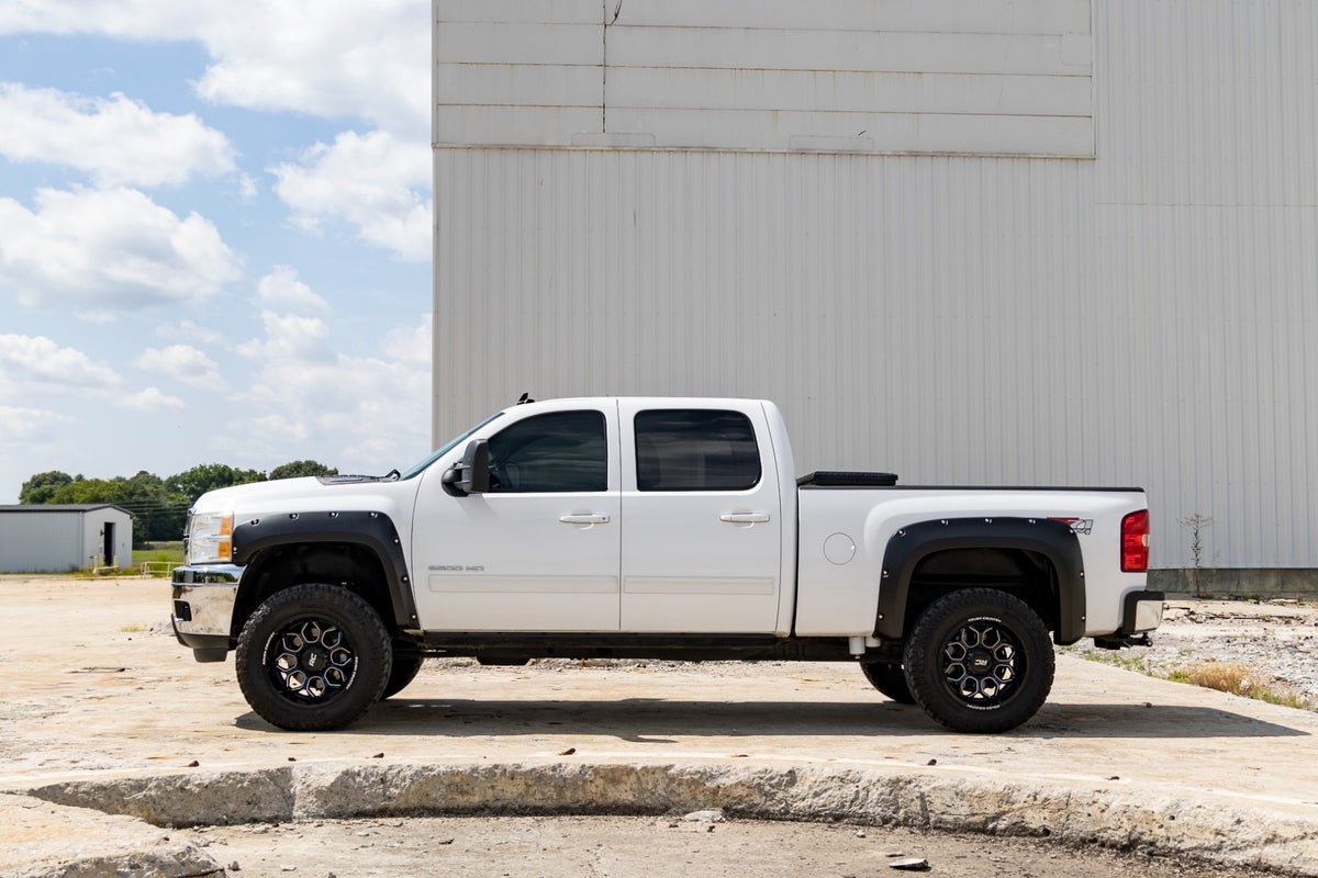 Pocket Fender Flares | GBA Black | Chevy Silverado 1500/2500HD/3500HD (07-14) - Fender Flares (Image 3 of 6)