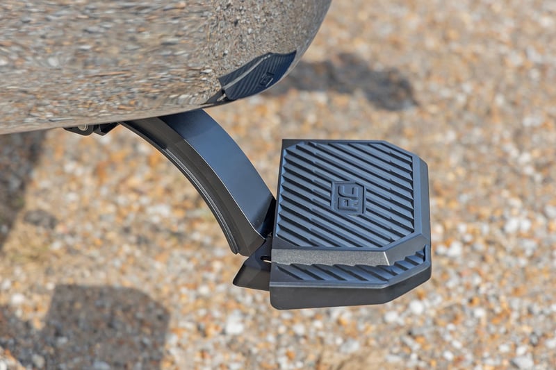 RC Retractable Bed Step | Manual Pull | Ram 1500 2WD/4WD (2009-2018 & Classic) (manufacturer page)