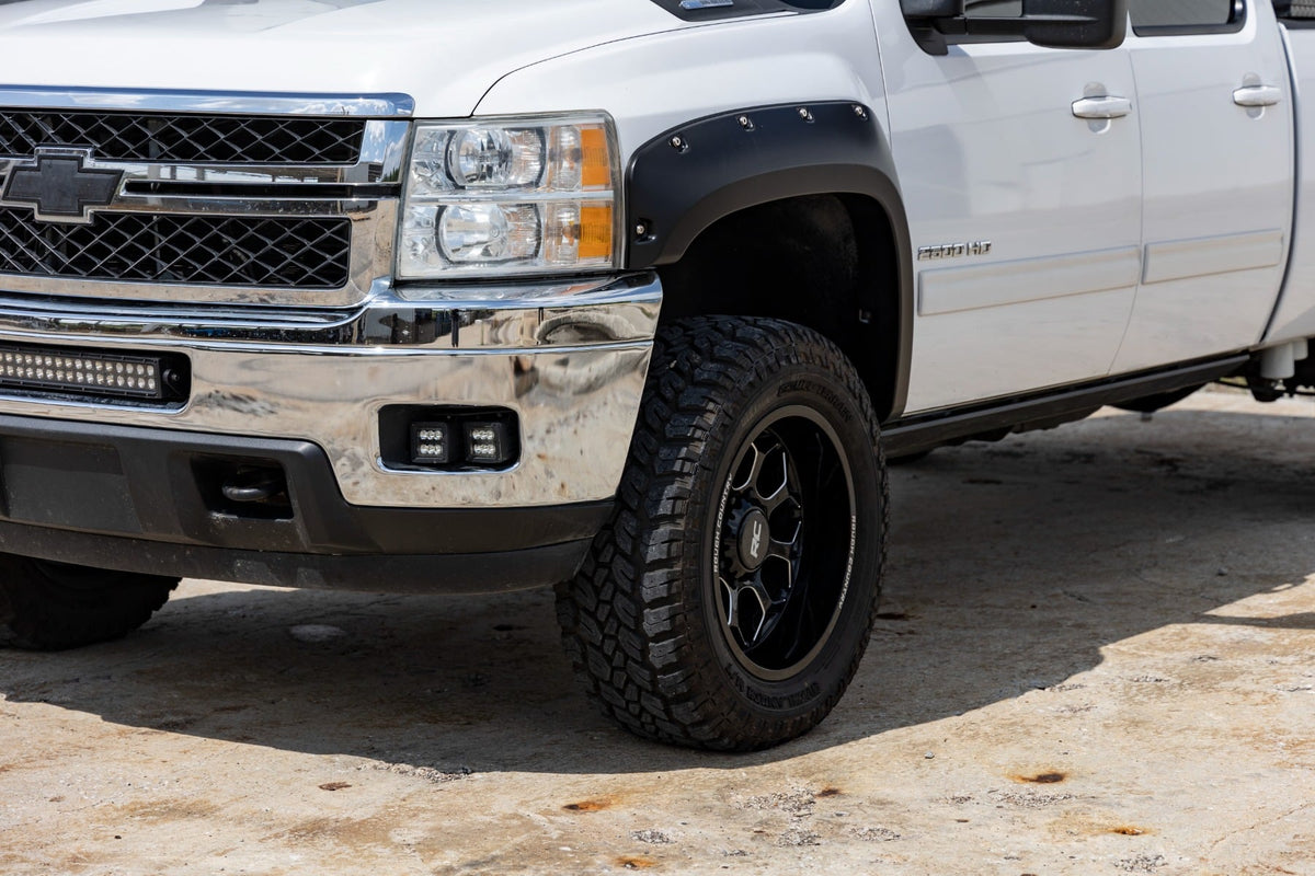 Pocket Fender Flares | 6'7" & 8' Bed | Chevy Silverado 1500/2500HD/3500HD (07-14) - Fender Flares (Image 5 of 6)