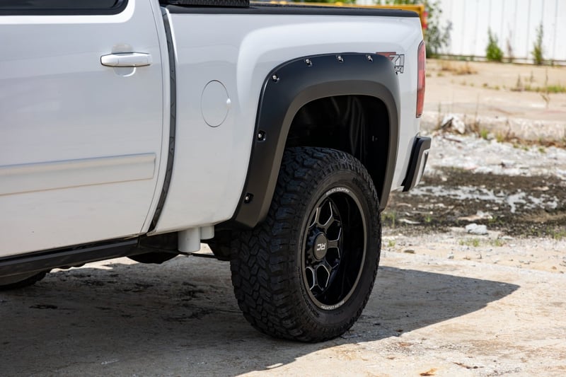 RC Pocket Fender Flares | GBA Black | Chevy Silverado 1500/2500HD/3500HD (07-14) (manufacturer page)