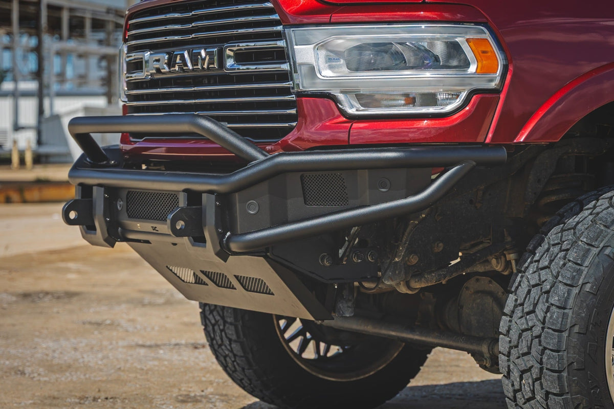Rough Country 51212 Front Bumper | Tubular | Ram 2500/3500 2WD/4WD (2019-2026) - Studio View 6