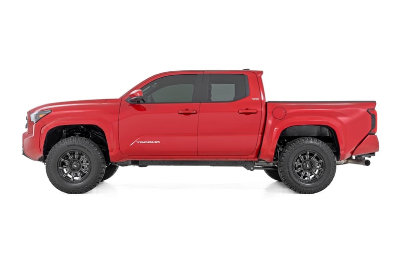 RC M1R Reservoir Leveling Struts | Adjustable Height | Front | Toyota Tacoma (24-26) (manufacturer page)