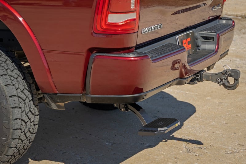 RC Retractable Bed Step | Manual Pull | Ram 2500/3500 2WD/4WD (2019-2026) (manufacturer page)