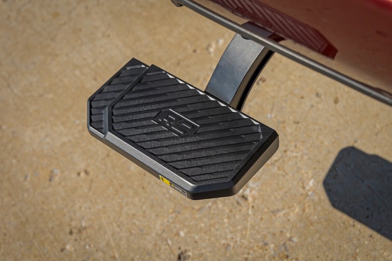 RC Retractable Bed Step | Manual Pull | Ram 2500/3500 2WD/4WD (2019-2026) (manufacturer page)