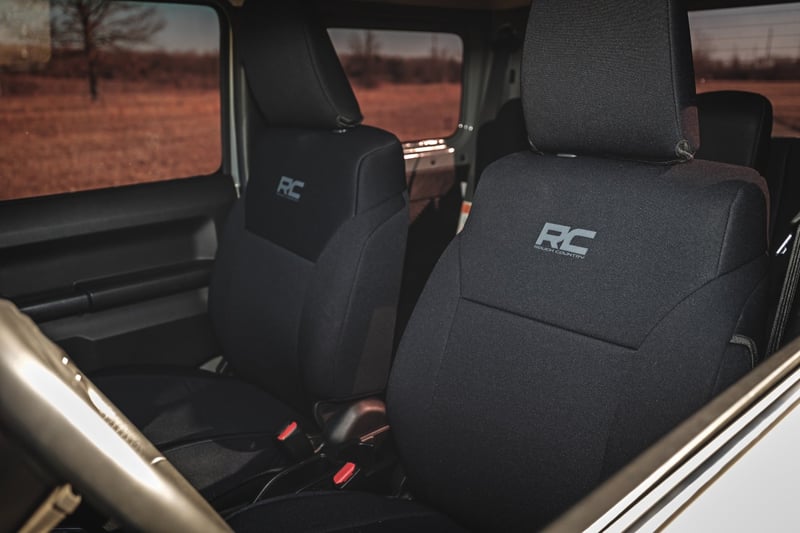 RC Seat Covers | Front & Rear | Suzuki Jimny (2-Door) (2018-2025) (manufacturer page)