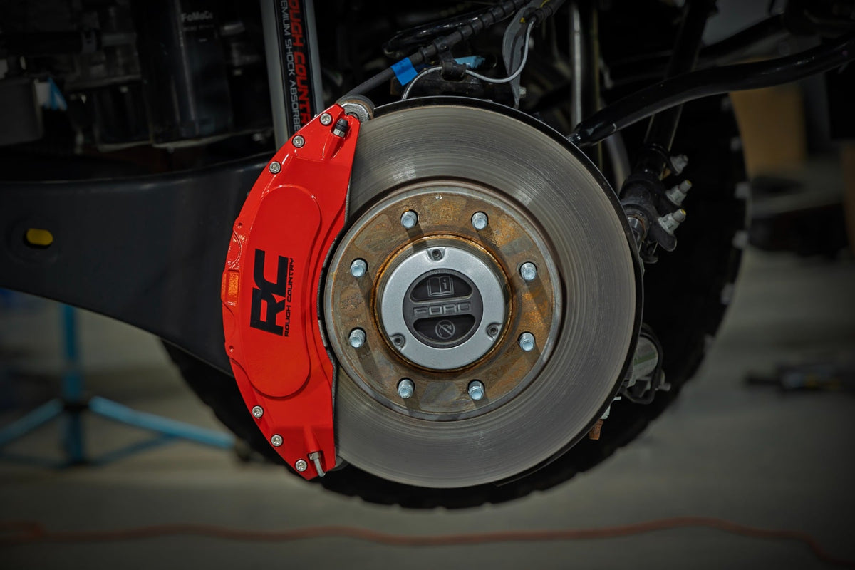 Caliper Covers | Front and Rear | Red | Ford F-250/F-350 Super Duty (23-26) - Misc 25% (Image 6 of 6)