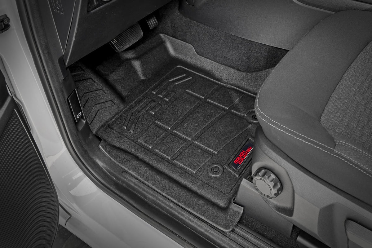 Sure-Fit Floor Mats | Front & Rear | Crew | Ford Ranger 2WD/4WD (2024-2026) - Interior & Mats (Image 2 of 4)