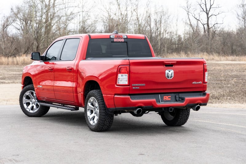 RC RPT2 Running Boards | Crew Cab | Black | Ram 1500 (19-26)/1500 TRX (21-24) (manufacturer page)