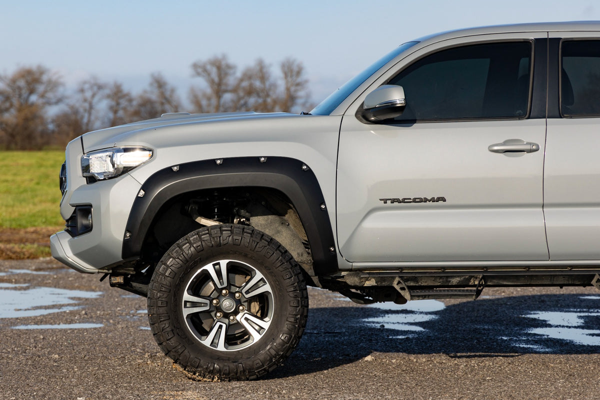 Pocket Fender Flares | 1J9 Celestial Silver Metallic | Toyota Tacoma (16-23) - Fender Flares (Image 5 of 6)