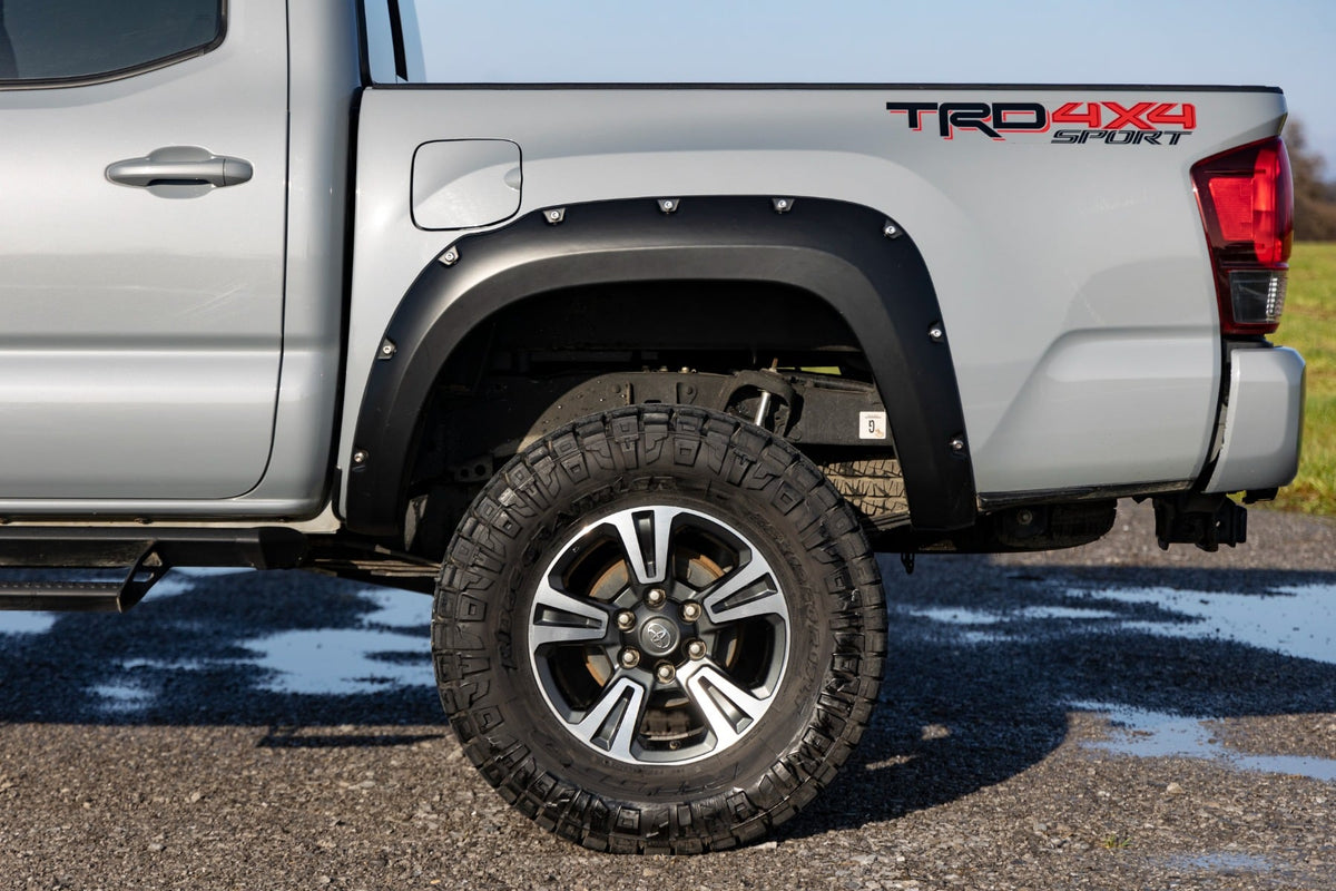 Pocket Fender Flares | 1J9 Celestial Silver Metallic | Toyota Tacoma (16-23) - Fender Flares (Image 6 of 6)
