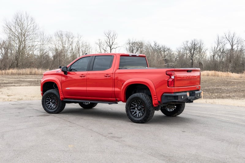 RC RPT2 Running Boards | Crew Cab | Black | Chevy/GMC 1500/2500HD/3500HD (19-26) (manufacturer page)