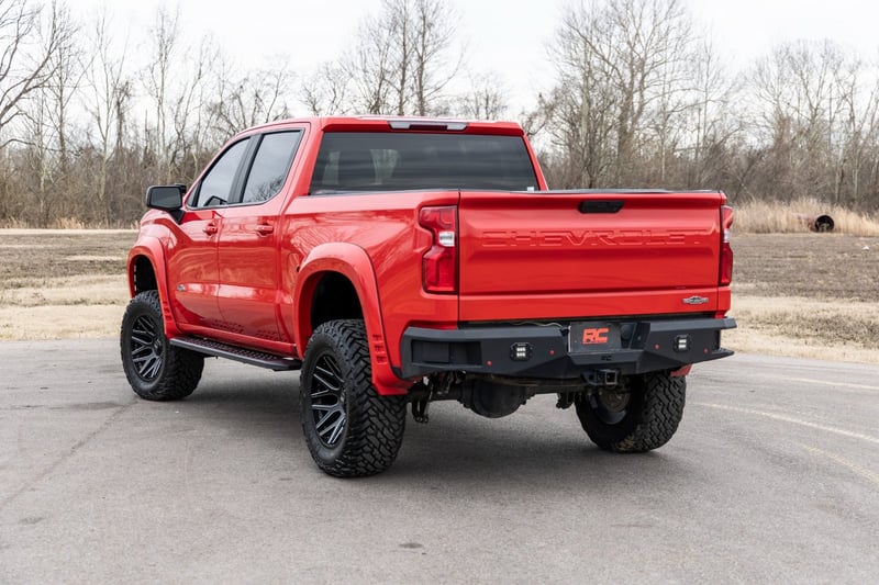 RC RPT2 Running Boards | Crew Cab | Black | Chevy/GMC 1500/2500HD/3500HD (19-26) (manufacturer page)