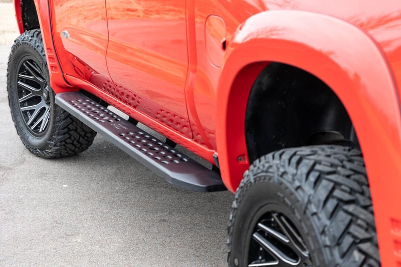 RC RPT2 Running Boards | Crew Cab | Black | Chevy/GMC 1500/2500HD/3500HD (19-26) (manufacturer page)